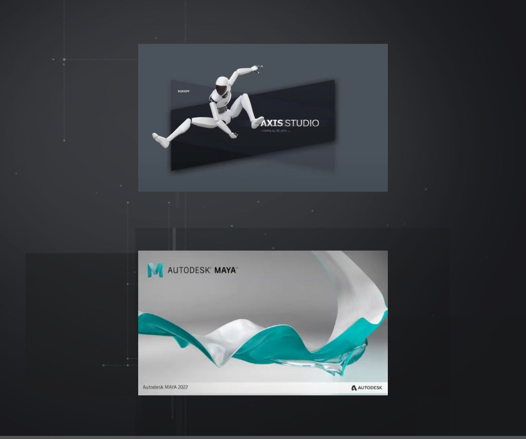 perception neuron axis studio motion capture software and autodesk maya 3d modeling software
